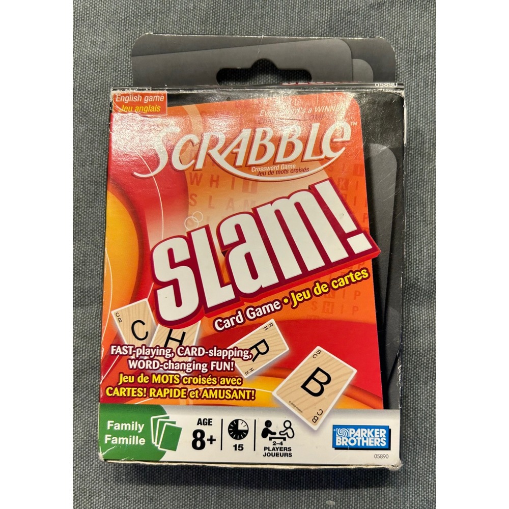 Scrabble Slam! Card Game - Fast-Paced Word-Changing Fun - Family Game‎